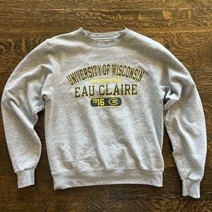University of Wisconsin Eau Claire Gray Sweatshirt
